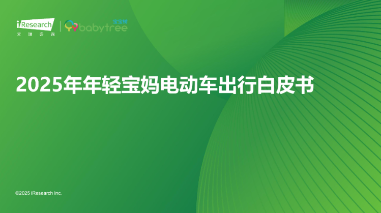 2025年年轻宝妈电动车出行白皮书-慧读报告